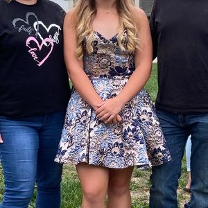 Blonde Nites Homecoming Dress